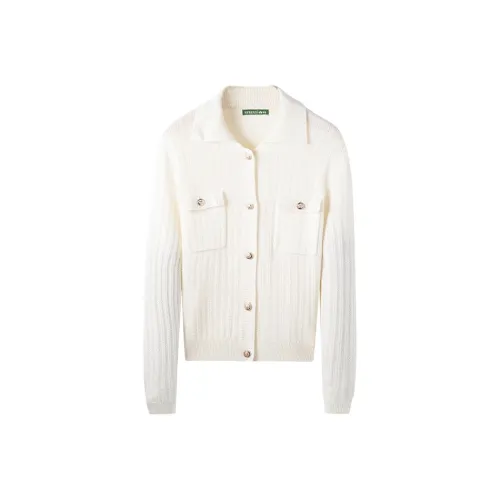 SPRING BANBOO 뉴 화이트 여성 스웨터
