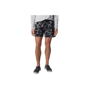 Columbia PFG Rambler Casual Shorts Men's Black Camouflage