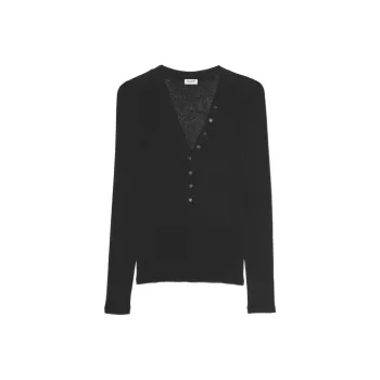 SAINT LAURENT SS22 Knitwear Women's Black