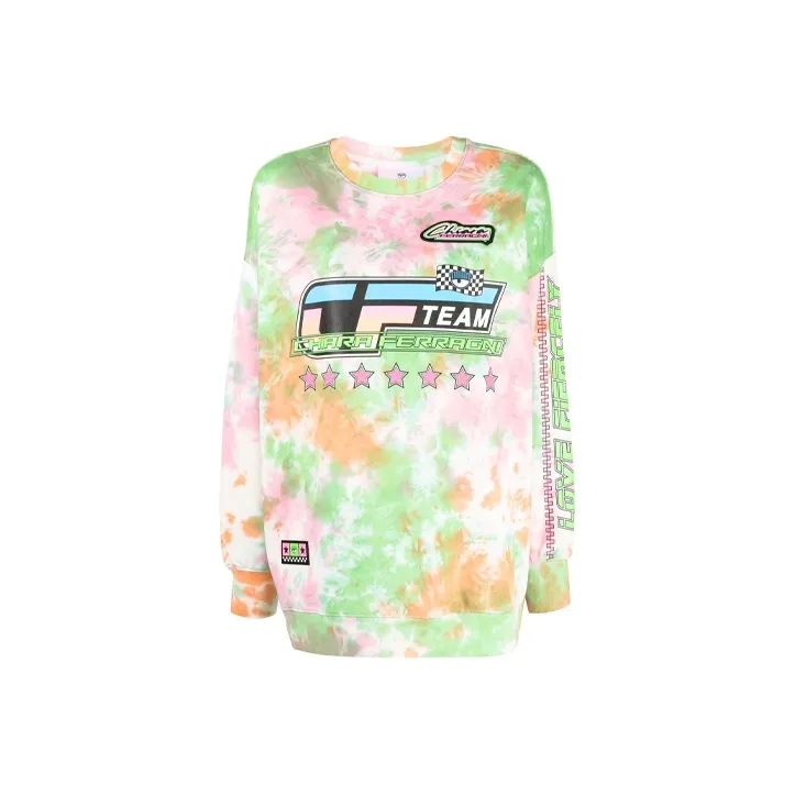 CHIARA FERRAGNI Team Tie dye Sweatshirt-0