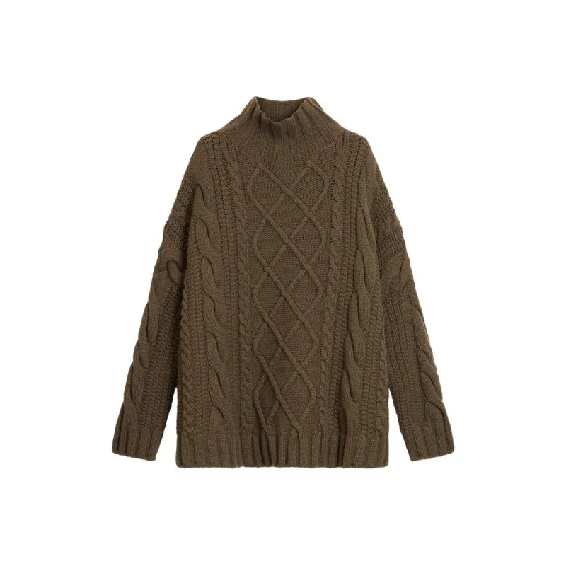 MaxMara Sweater Women's Brown Green-0