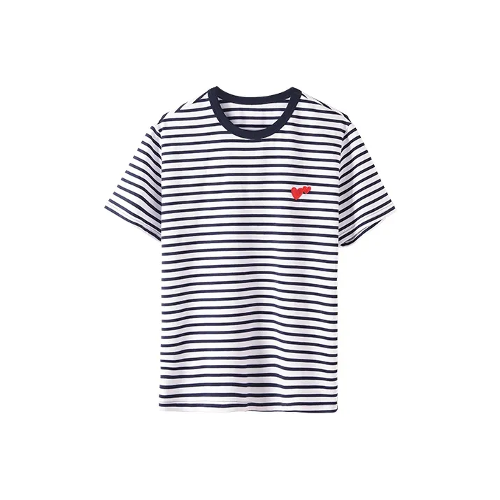 MITUAN T Shirts Women's Stripes-0