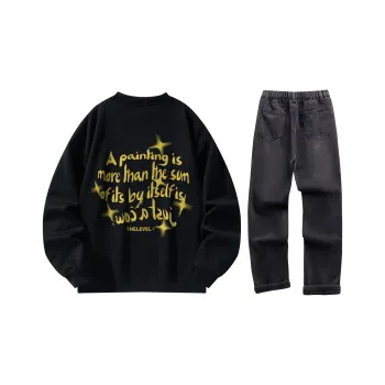 LEVEL Sweatshirt Sets Unisex