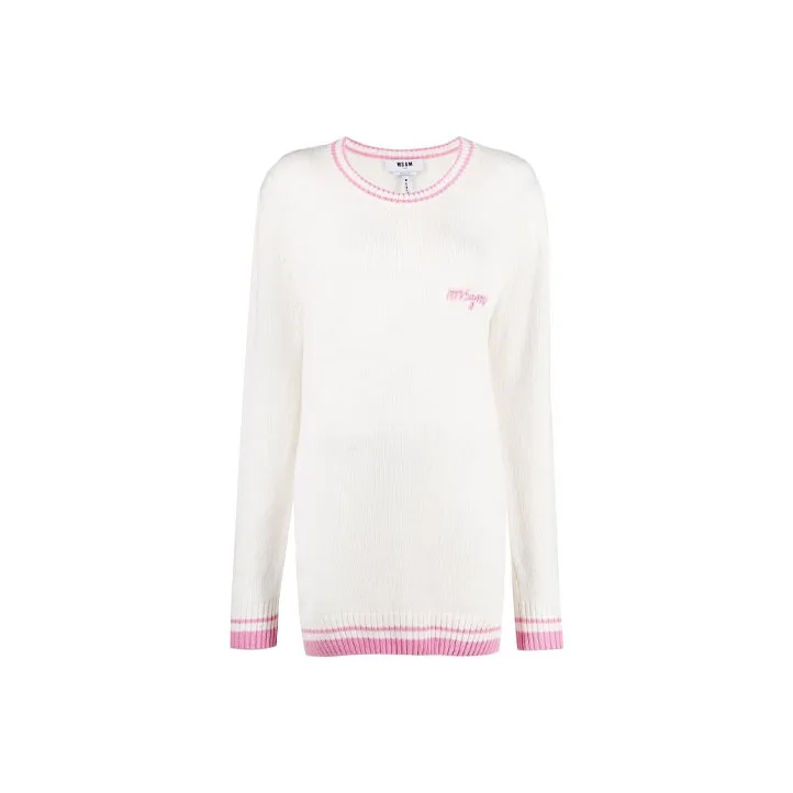 MSGM Cashmere Sweaters Women's Beige-0