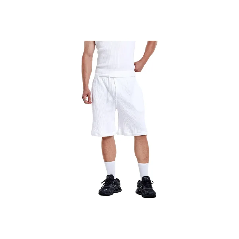 51percent Casual Shorts Men's White-0