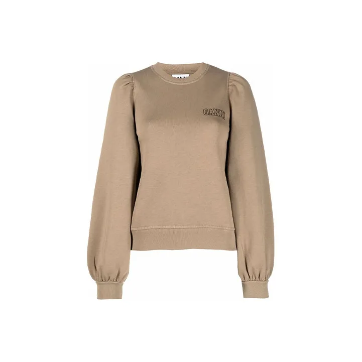 GANNI Sweatshirts Women's Khaki-0
