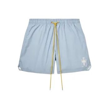 RHUDE Casual Shorts Men Blue