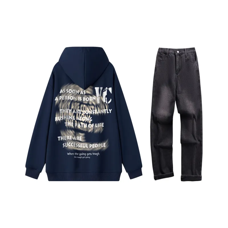 VniVerseVClub Sweatshirt Set Unisex-14