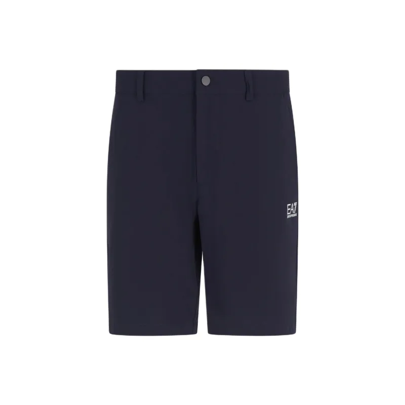 EMPORIO ARMANI Logo print Bermuda Shorts-0