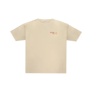 Converse Drop Shoulder Sleeve T Shirt Women's Ecru