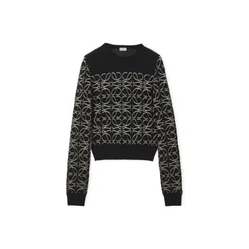 LOEWE SS22 Cashmere Sweater Women's Black