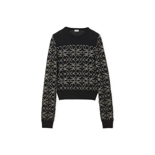 LOEWE SS22 Cashmere Sweater Women's Black