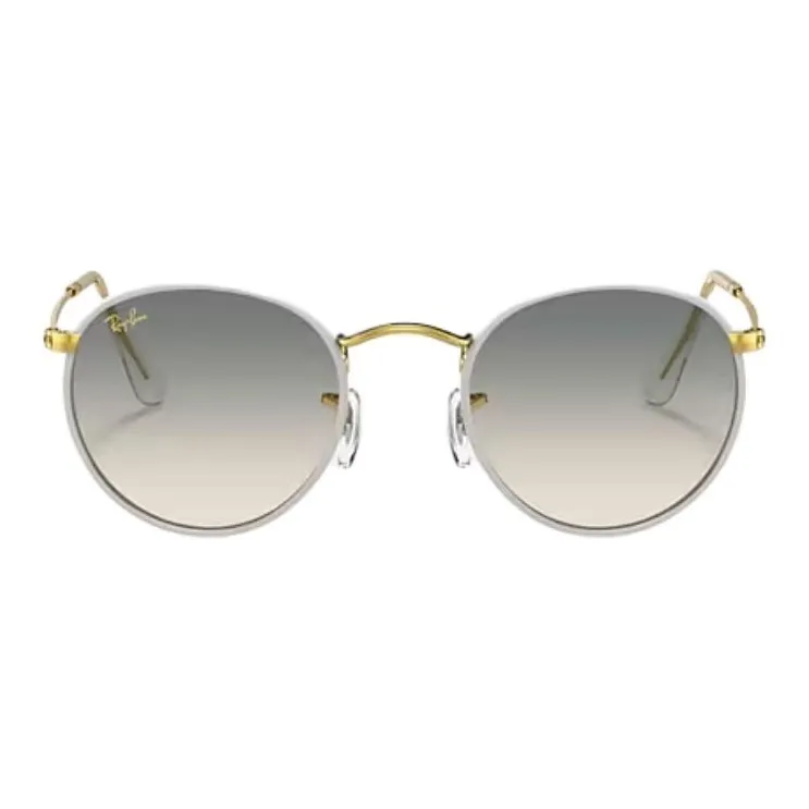 RayBan Metal Round Sunglasses Unisex Gold-1