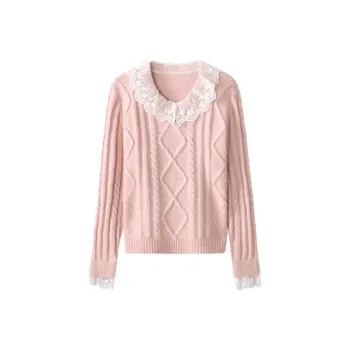Alxnan Sweaters Women's Pink