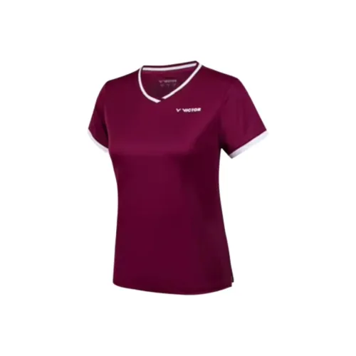 VICTOR T Shirt Women's Sweet Beet Red