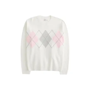 Hollister Sweater Women's White Print
