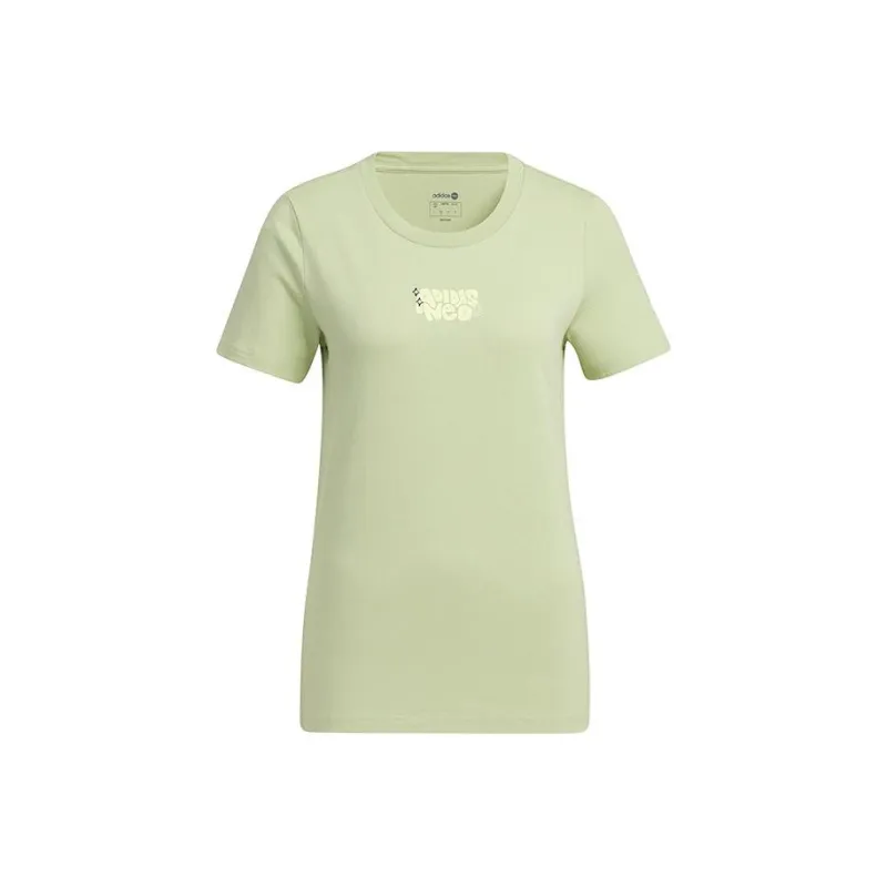 Adidas Neo T Shirt Women's Light Green-0