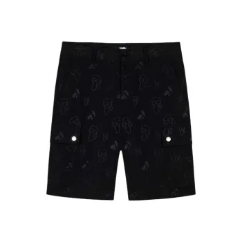 KARL LAGERFELD SS24 Casual Shorts Unisex Black