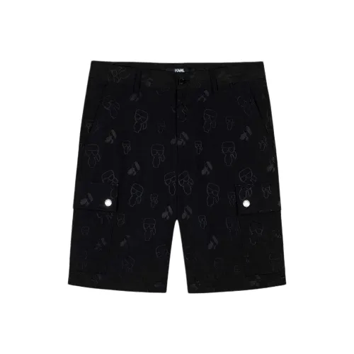 KARL LAGERFELD SS24 Casual Shorts Unisex Black