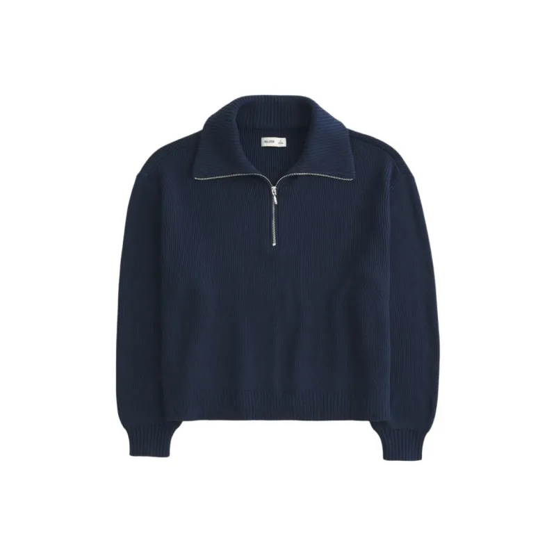 Hollister Sweater Women's Marine Blue-0