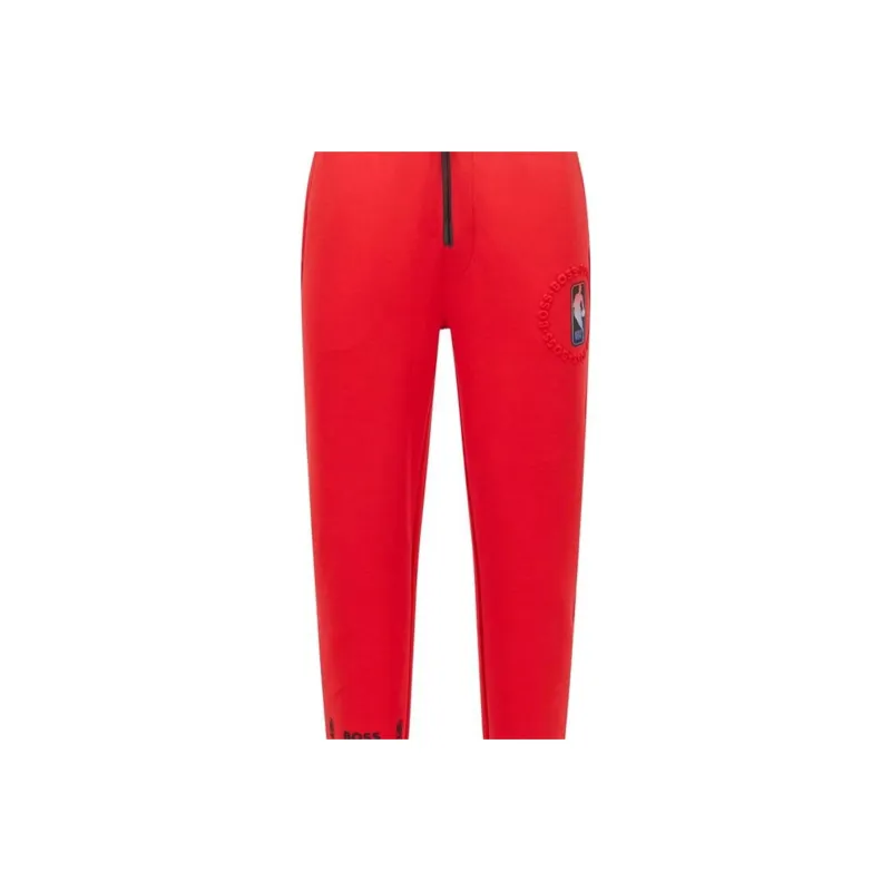 Nba X HUGO BOSS HUGO BOSS X NBA Knitted Sweatpants Men Red-4
