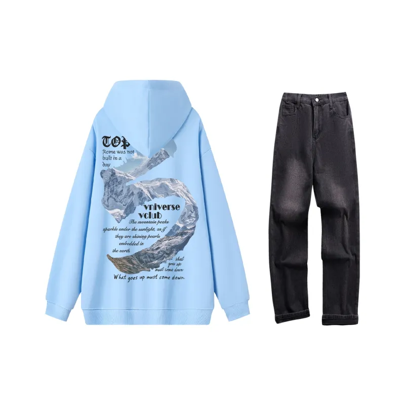 VniVerseVClub Sweatshirt Set Unisex-26