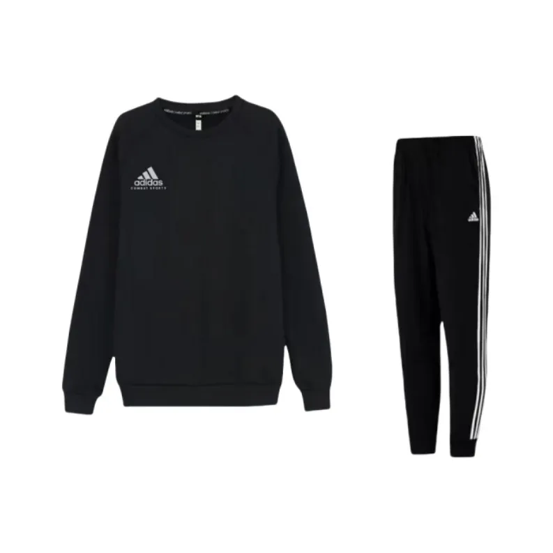 Adidas Sweatshirt Set Unisex Black-0