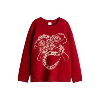 H&M New Year Sweaters Women's Red