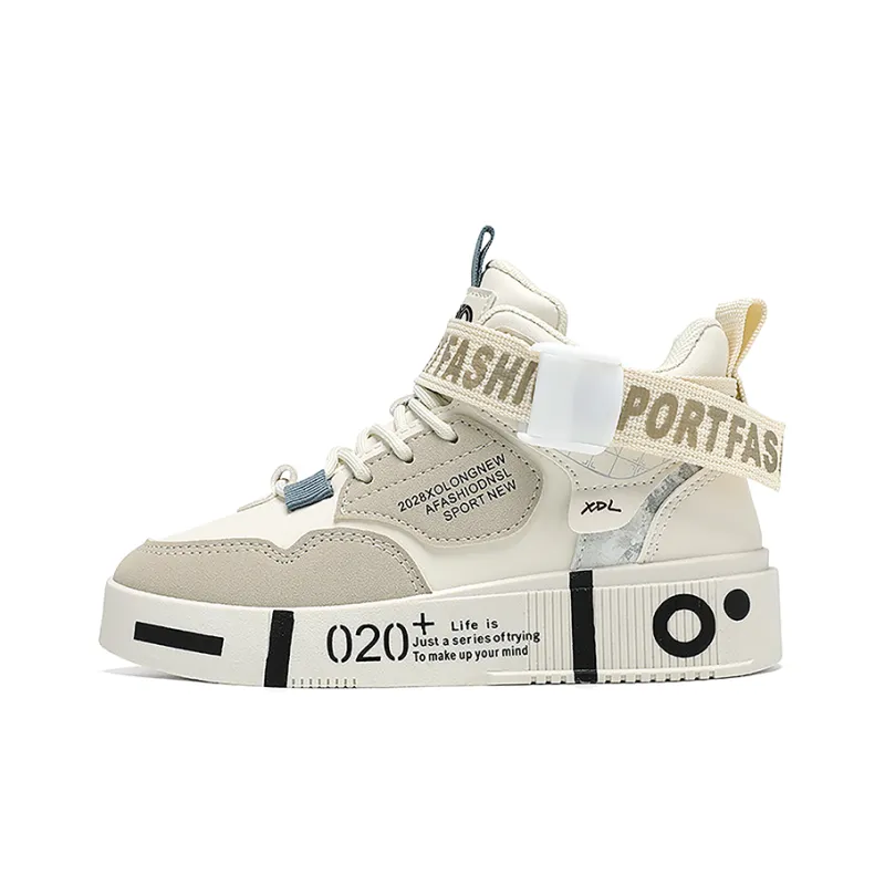 Yi Jiabao Abrasion Resistant Breathable Support High Top Skateboard Shoes Unisex-5
