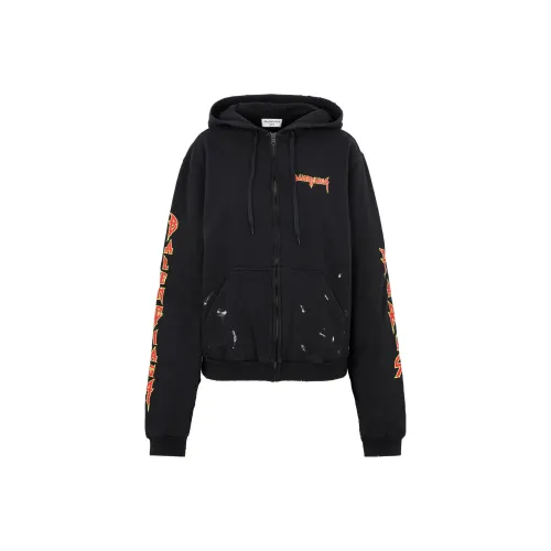 Balenciaga Metal Vintage Oversized Hoodie Black/Multi