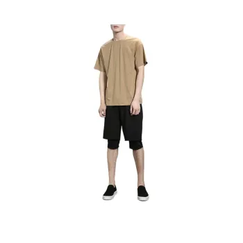 RAYSHOW Casual Shorts Men's Black