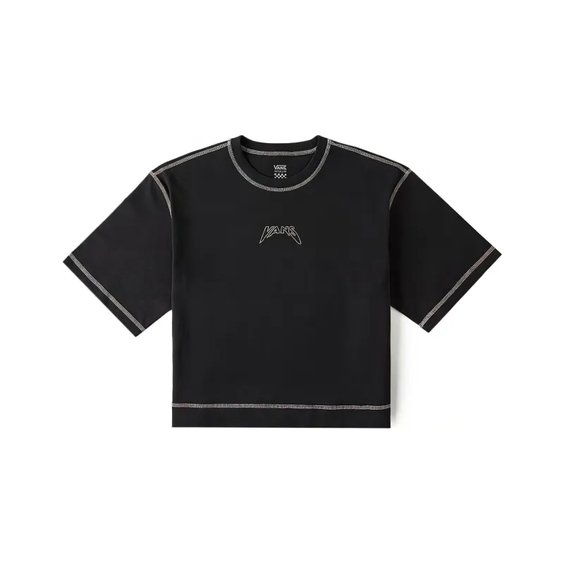 Vans Regular T Shirt Women's Gray Black-0