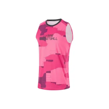 LiNing Basketball Collection Basketball Jersey Men's Red Purple