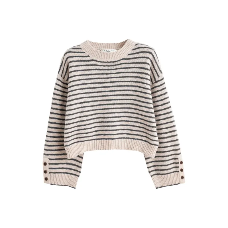 Tonlion Sweater Women's Apricot Gray-0