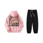 Pink Top and Black Pants