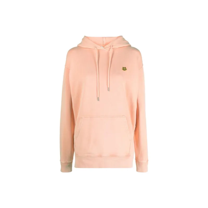 KENZO Tiger Embroidered Drawstring Hoodie-0