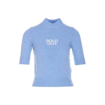 SportMax Mock Neck Short Sleeved Jumper