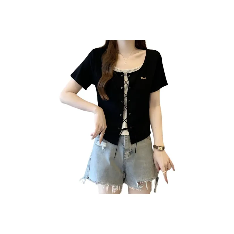 Flowers In Water Regular T Shirt Women's-5