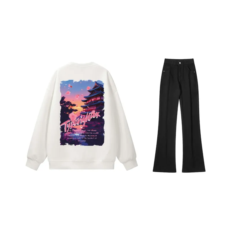 TYPERIGHTER Sweatshirt Set Unisex-15