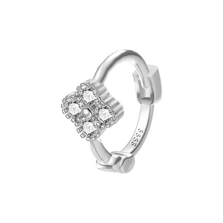 GUDUD S999 Fine Silver Earrings Unisex-5