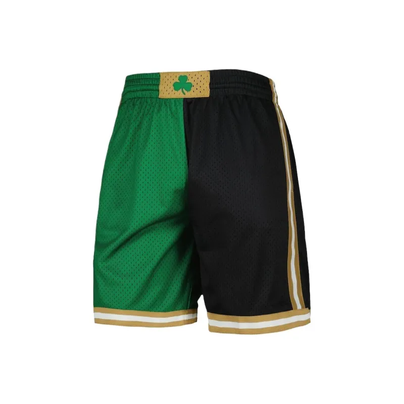 NBA x Mitchell & Ness Boston Celtics Team Basketball Shorts Men's Green/Black-0