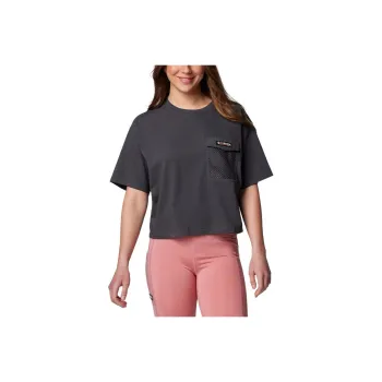 Columbia Painted Peak Drop Shoulder Sleeve T-Shirt Women's Gray