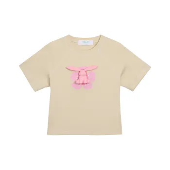 1 TROP FORT T-Shirt Women's Beige Apricot