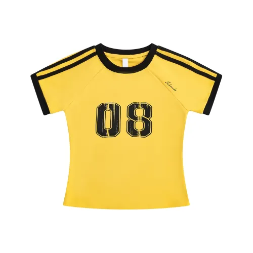 ICH MODE Set in Sleeve T Shirt Women's
