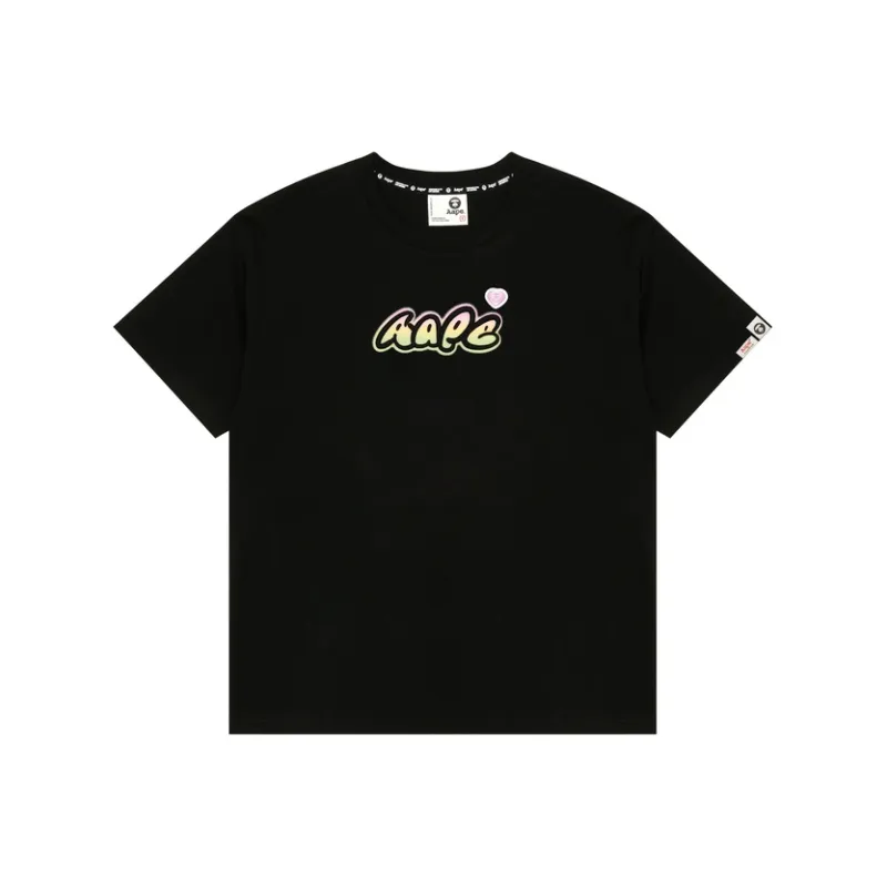 Aape Logo print T shirt-0