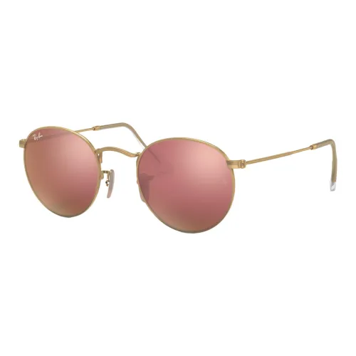 RayBan Round Flash Sunglasses