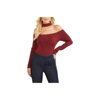 GUESS Gabriela Sweater Top Sweater Women's Red