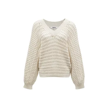 ONLY Knitwear Women's A06 Ancient White