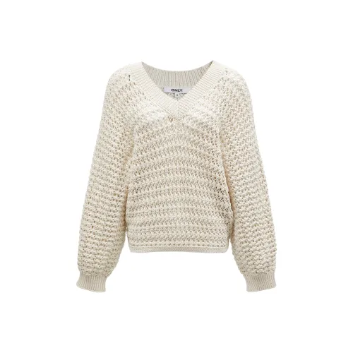 ONLY Knitwear Women's A06 Ancient White