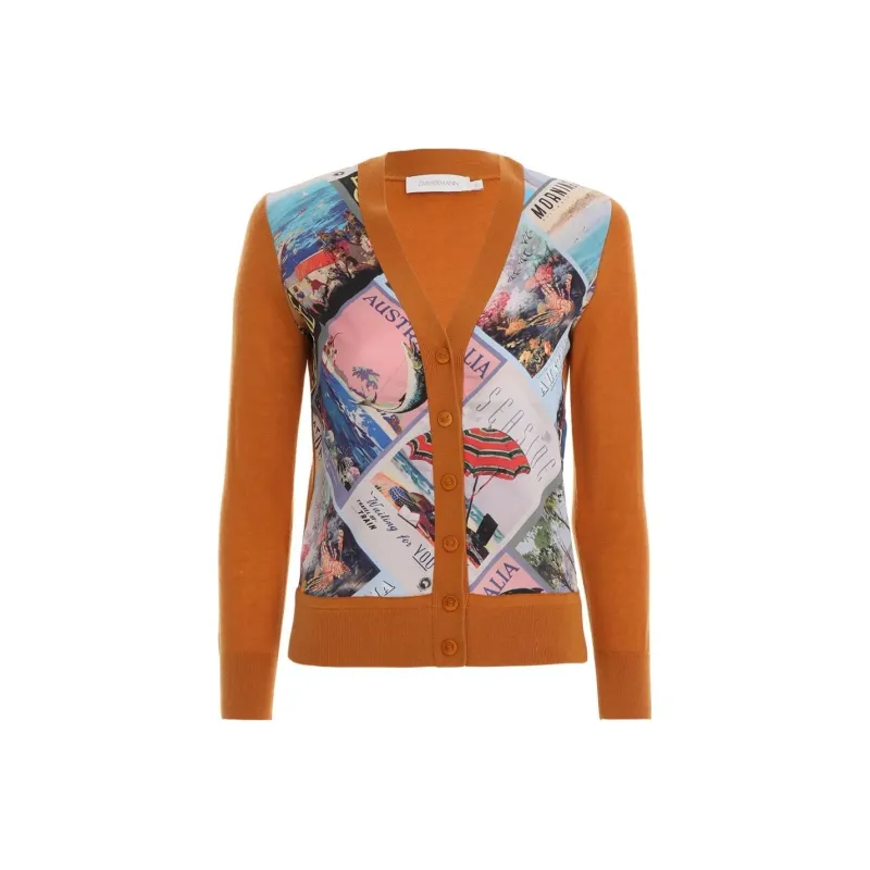 Zimmermann SS22 Fitted Knitwear Women's Saffron-0